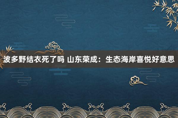 波多野结衣死了吗 山东荣成：生态海岸喜悦好意思