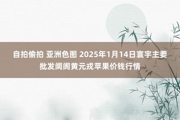 自拍偷拍 亚洲色图 2025年1月14日寰宇主要批发阛阓黄元戎苹果价钱行情