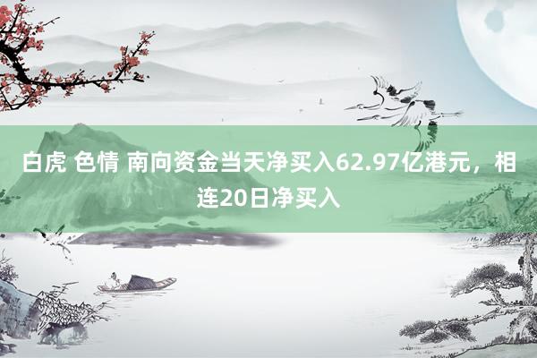 白虎 色情 南向资金当天净买入62.97亿港元，相连20日净买入